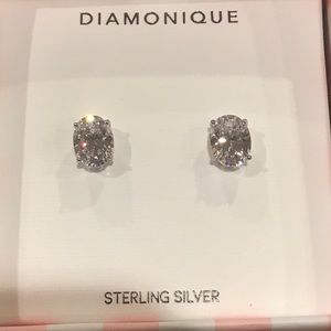 Diamonique Earrings